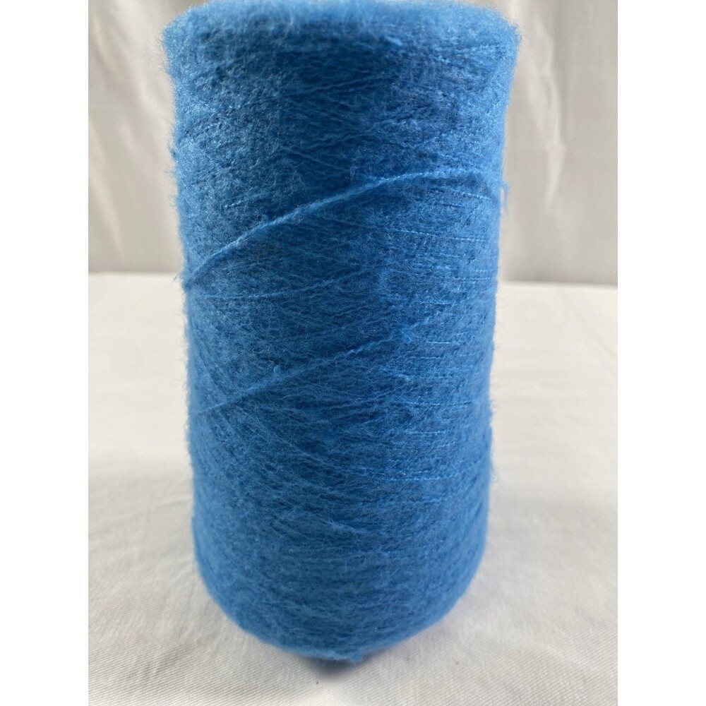 Cone Yarn Spool Yarn Blue Mohair 230g Net Weight #730